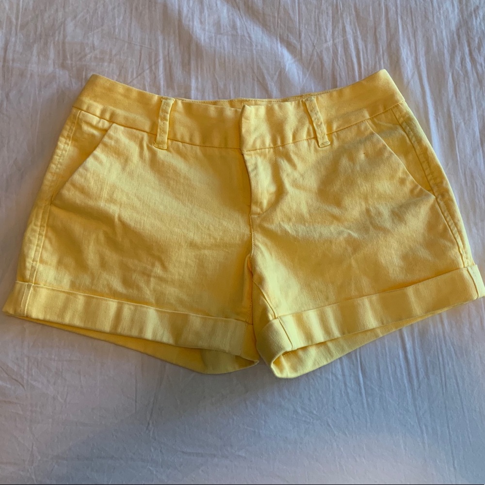 Dear John cuffed Yellow Shorts